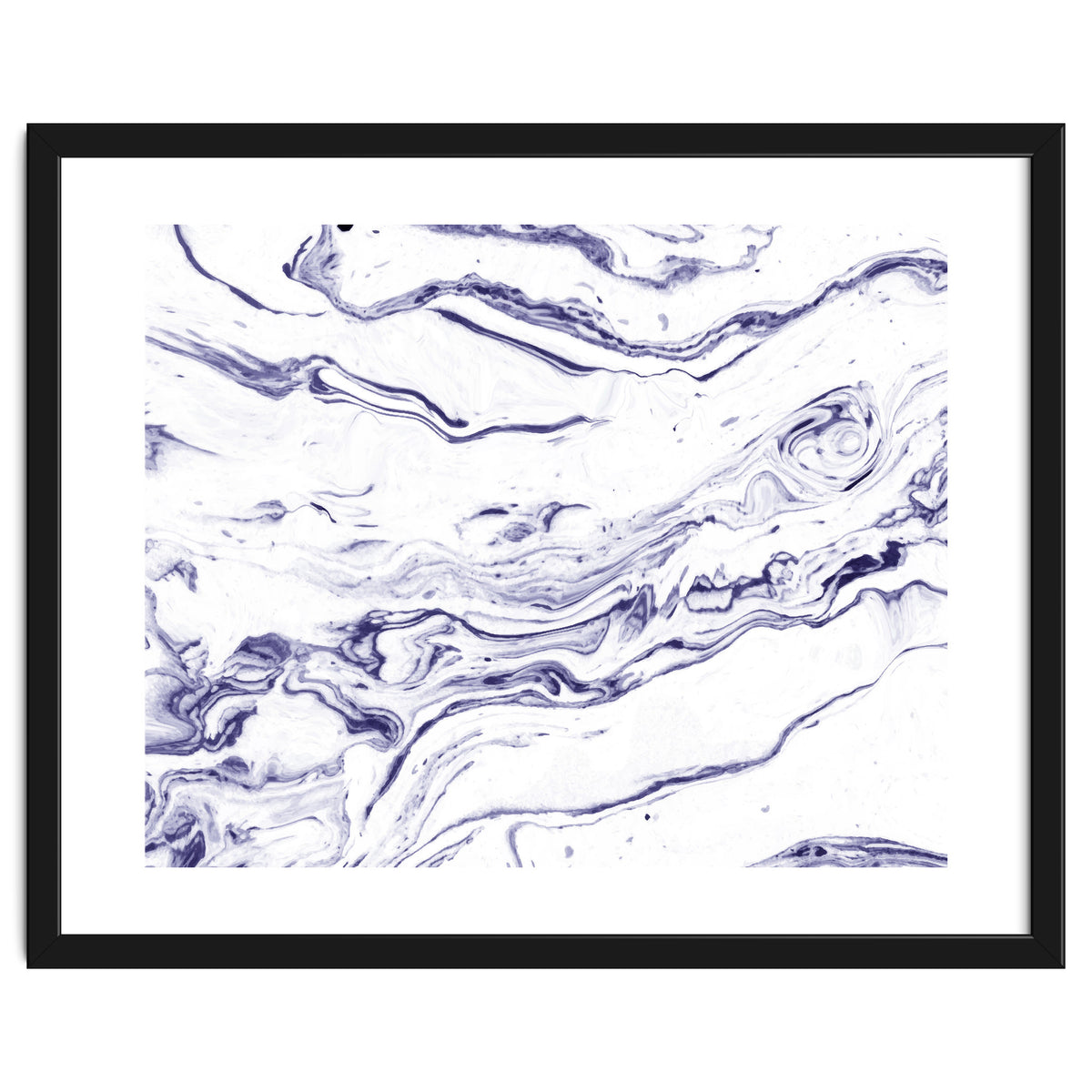 Navy Blue Marble #society6 #decor #marble