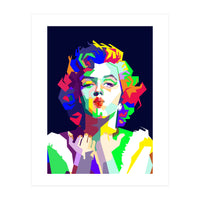 Marilyn Monroe Famous Actress Pop Art  (Print Only)