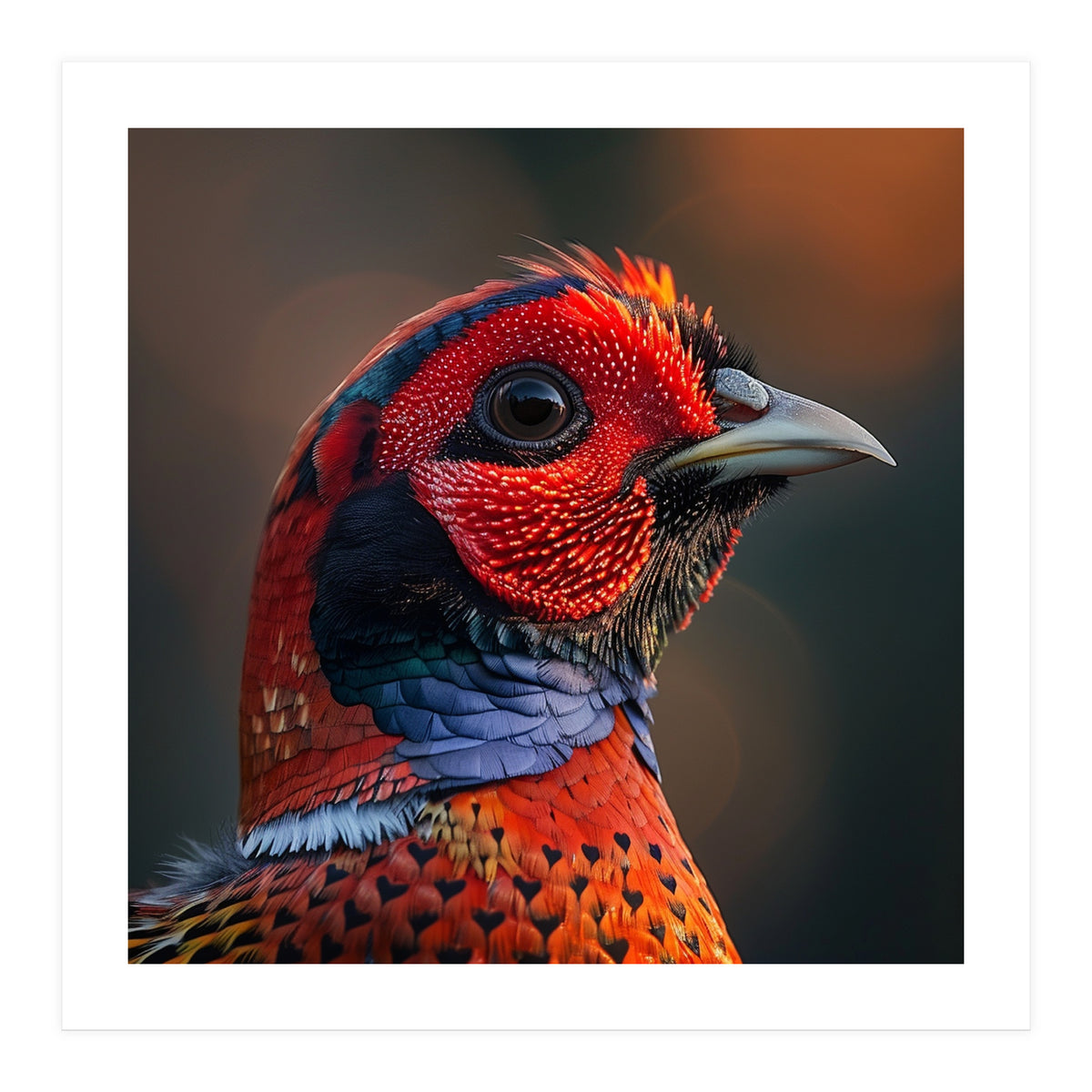 Close Up Pheasant Bird  (Print Only)