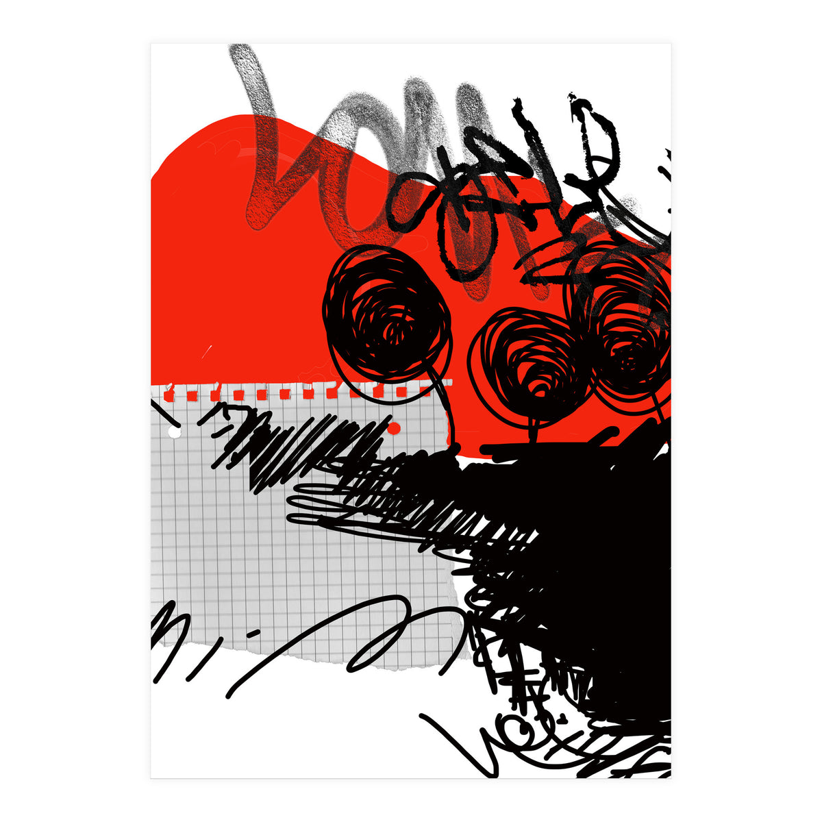 abstract black paper (Print Only)