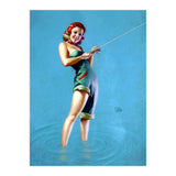 Pinup Fishing Girl (Print Only) thumbnail