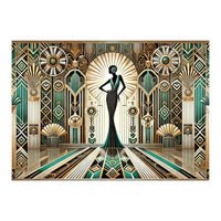 Art Deco Glamour Woman (Print Only)
