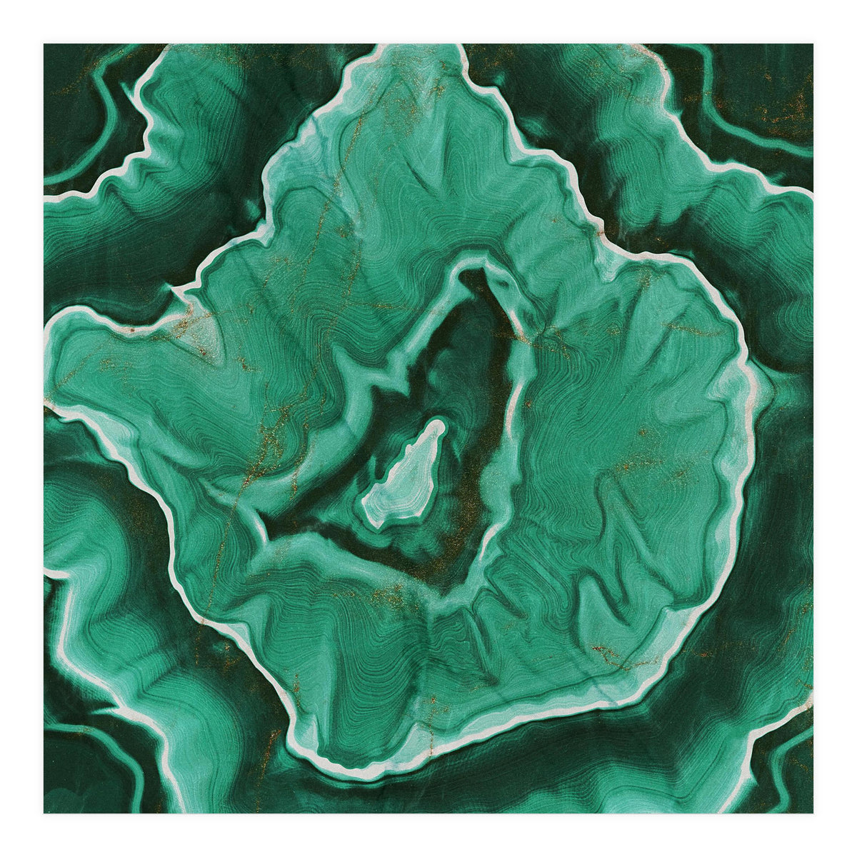 Malachite Texture 02 (Print Only)