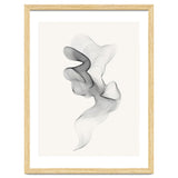 Abstract Black And White Swirling Lines Flowing Form thumbnail