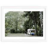 Travel trailer in the green garden thumbnail