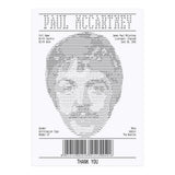 Receipt Art Paul Mc Cartney (Print Only) thumbnail
