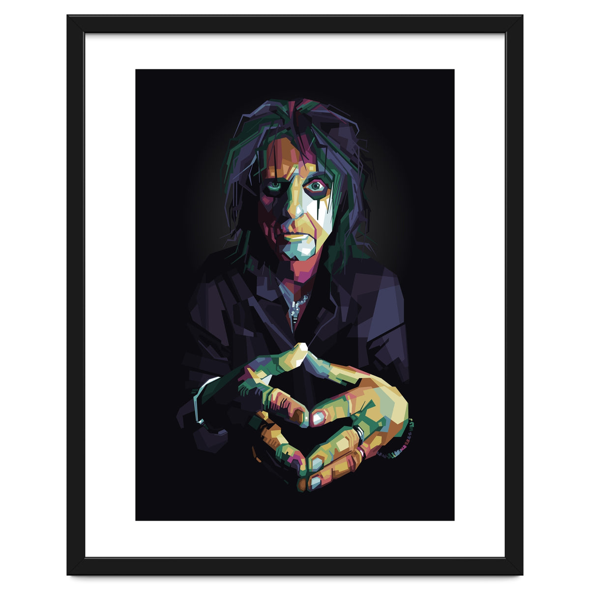 Alice Cooper Pop Art WPAP