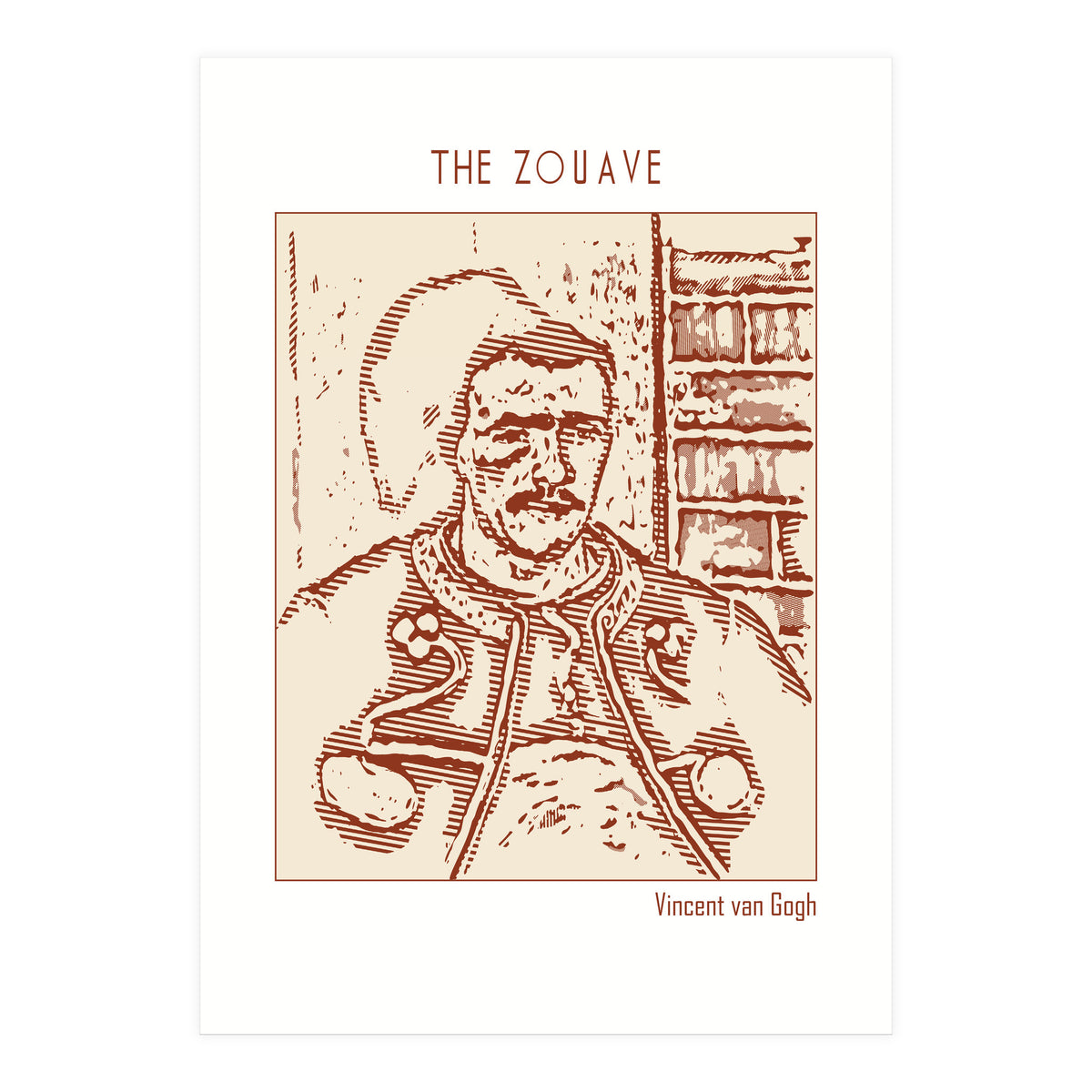 The Zouave – Vincent Van Gogh (Print Only)