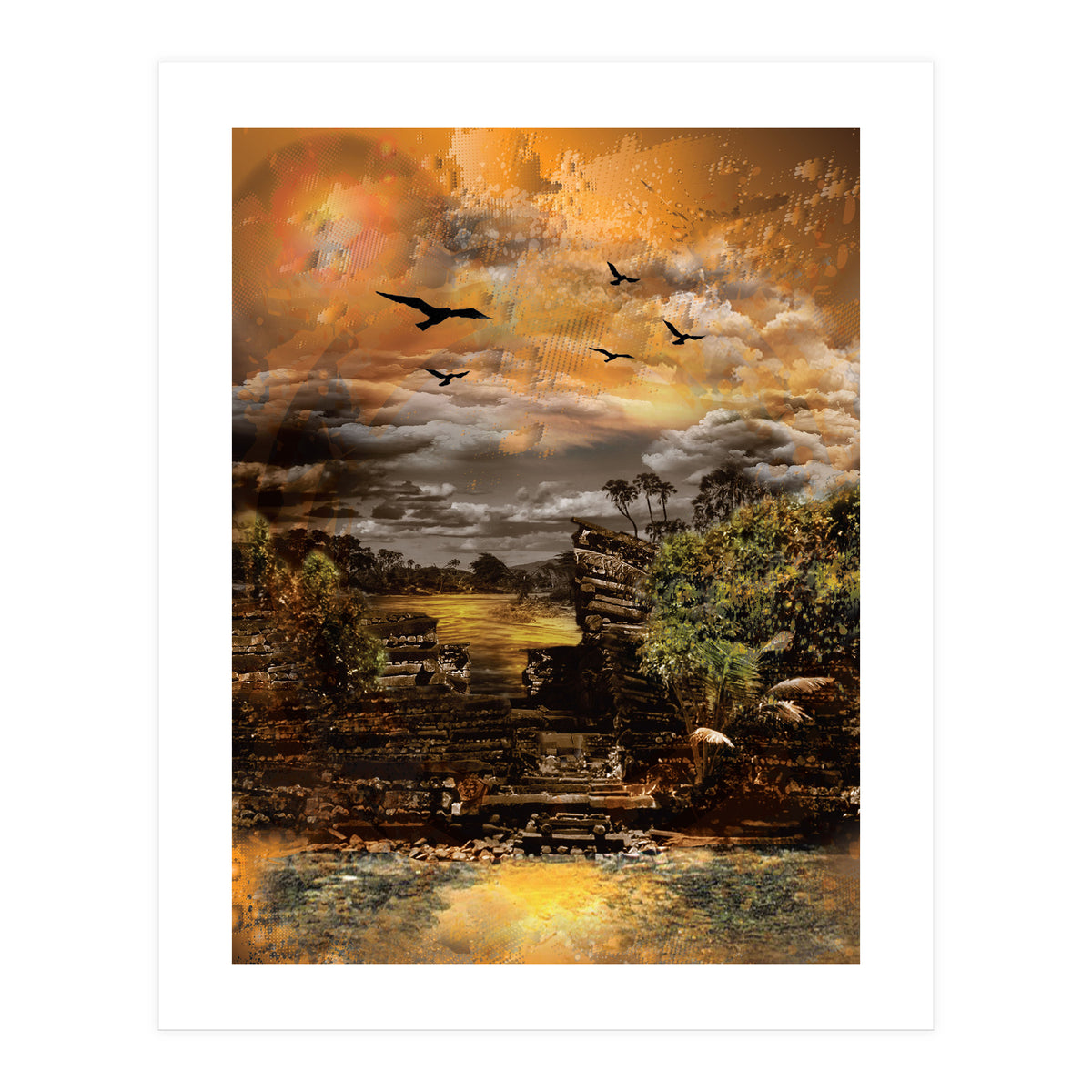 Mysterious Island Pacific Ocean (Print Only)