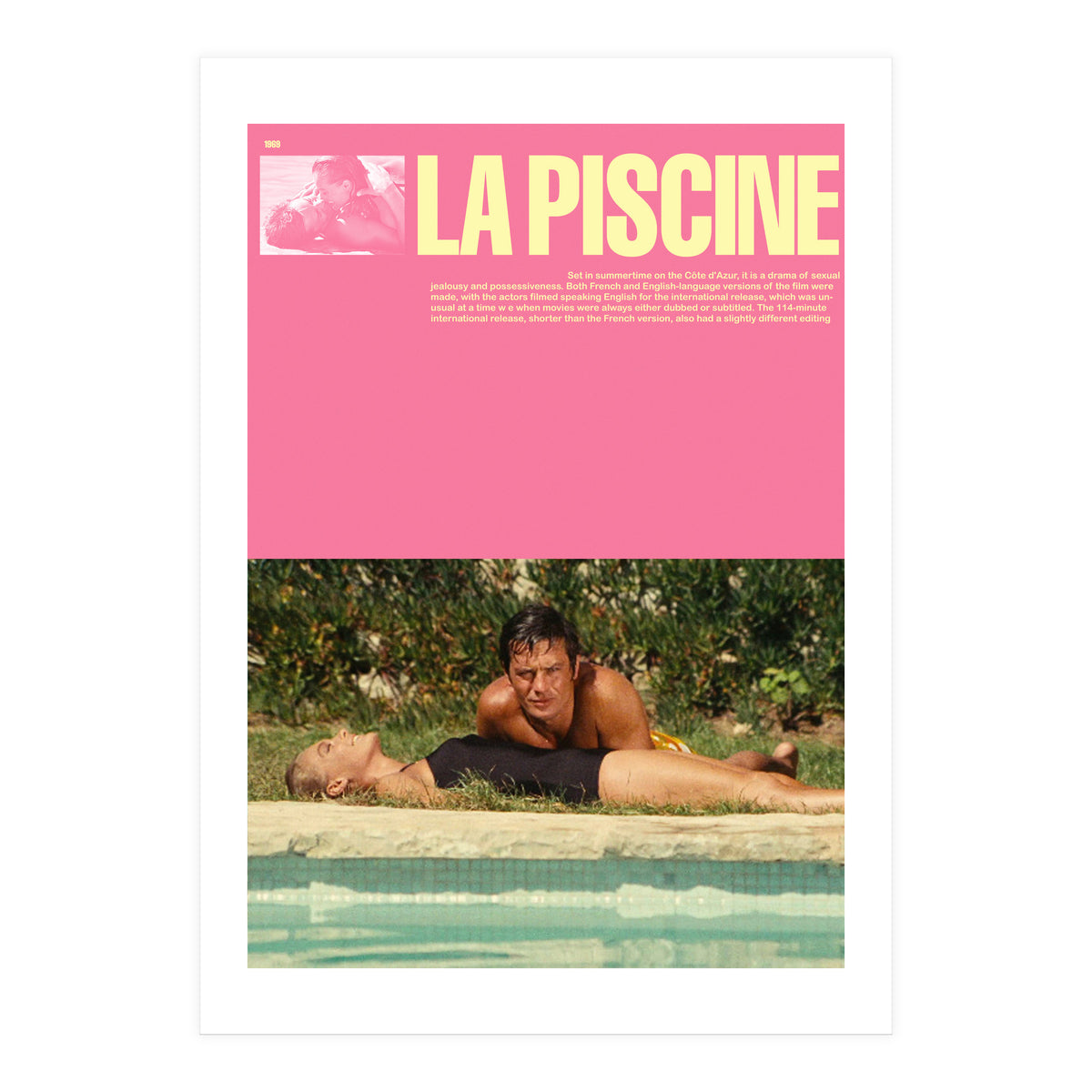 La Piscine Movie (Print Only)
