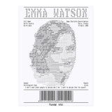Receipt Art Emma Watson (Print Only) thumbnail