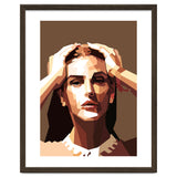 Monica Bellucci Actress Retro Art Illustration thumbnail