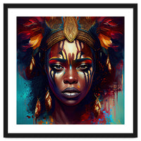 Powerful African Warrior Woman #3