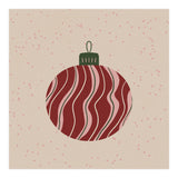 Christmas Globe with swirls (Print Only) thumbnail