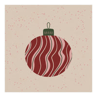 Christmas Globe with swirls (Print Only)
