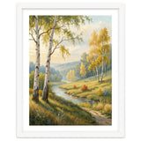 Golden Autumn Birch: A Riverside Walk thumbnail
