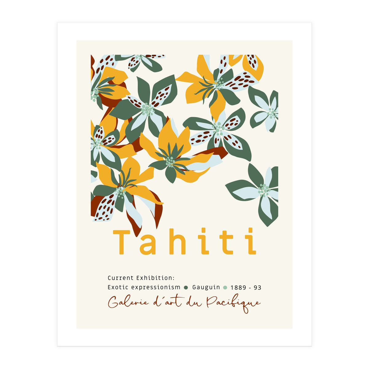 Exotic expressionism Gauguin Tahiti (Print Only)