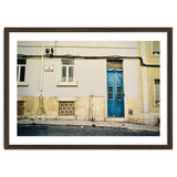 Lisbon Blue door on the street thumbnail