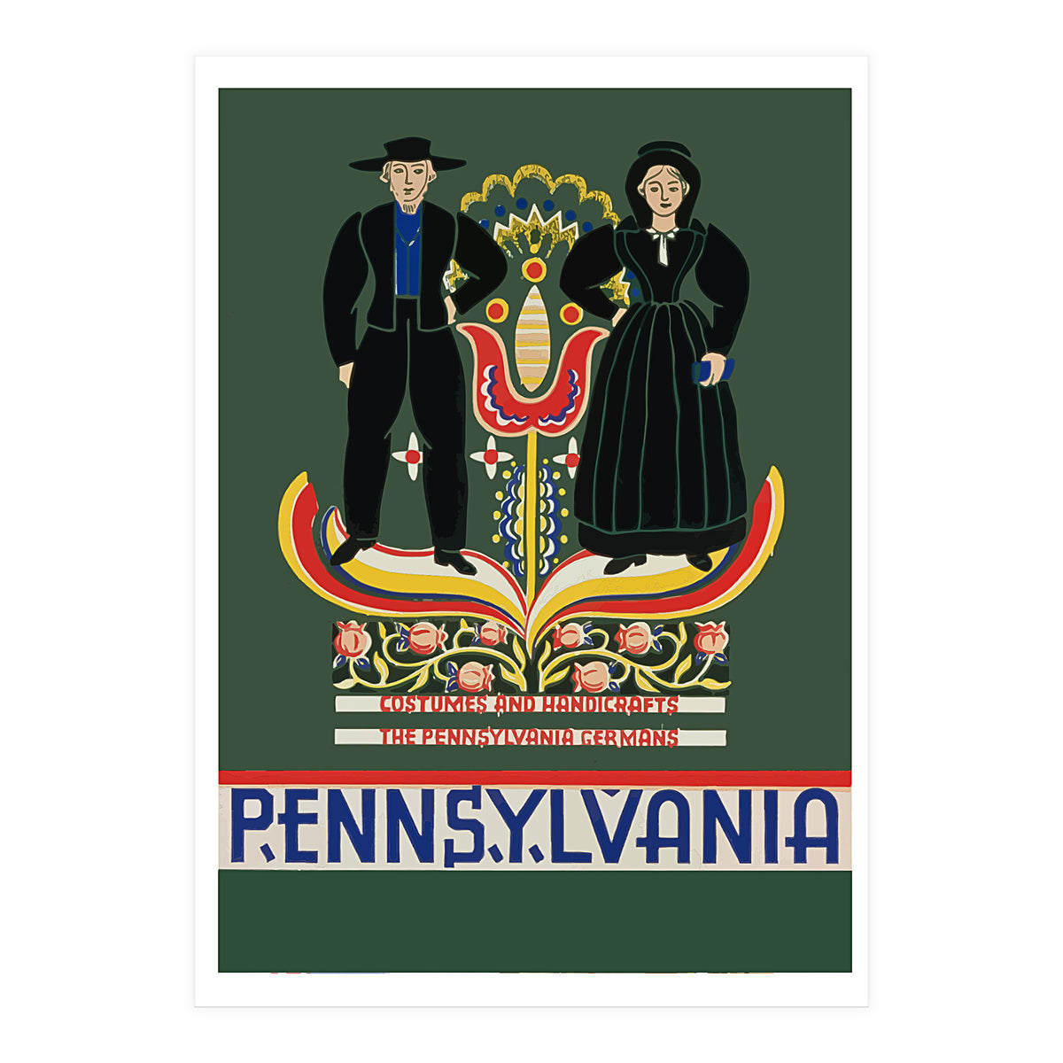 Pennsylvania, Traditional Costumes (Print Only)