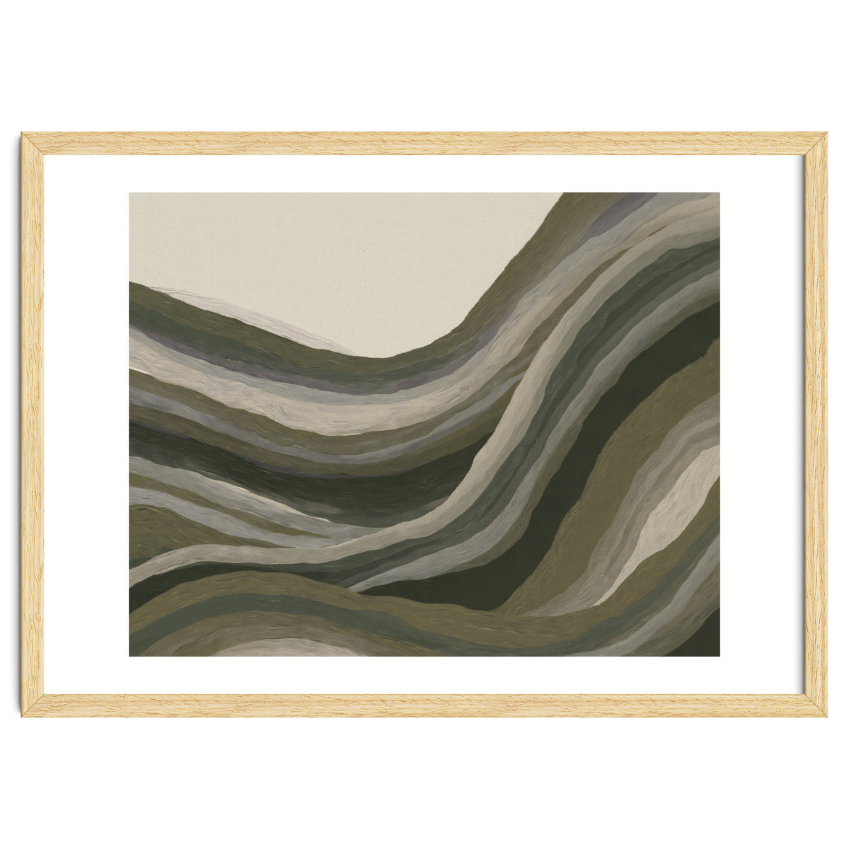 Moody Abstract Hills