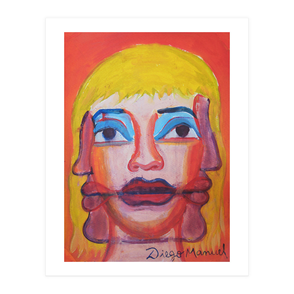 Cabeza De Mujer 2 (Print Only)