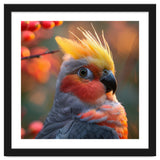 Close Up Portrait Of A Cockatiel Bird thumbnail