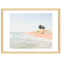 Pink Beach #society6 #decor #buyart