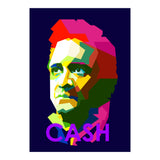 Johnny Cash Country Singer Pop Art WPAP (Print Only) thumbnail