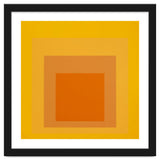 JOSEF ALBERS - HOMAGE TO THE SQUARE YELLOW ORANGE 2. HIGH RESOLUTION thumbnail