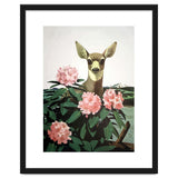 Japan, Doe in Blossom Bush thumbnail
