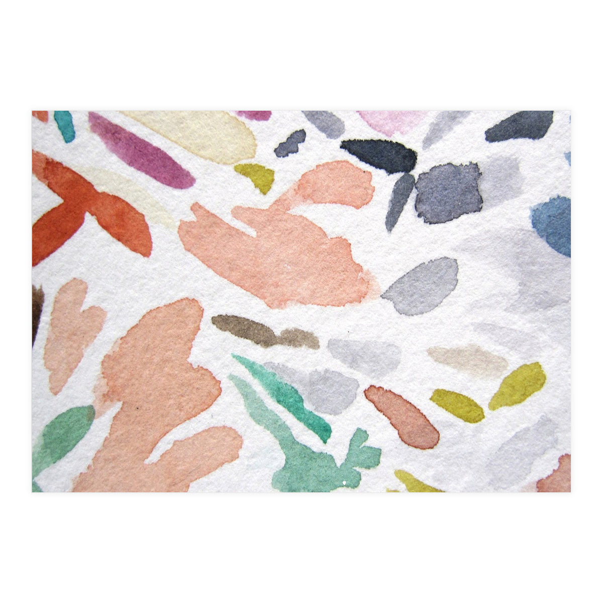 Abstract, Watercolor, Art Print, Viddy Pop The Mood Room (Print Only)