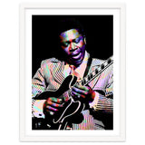 BB King. American Blues Guitarist in Colorful Art thumbnail