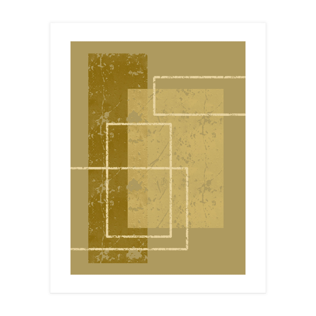 Structured Gold (Print Only)