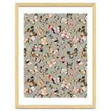 Flying Butterflies Gold Beige thumbnail
