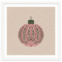 Christmas globe with branches