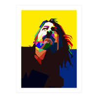 Dave Grohl Foo Fighters Grunge Sound (Print Only)