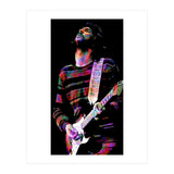 Eric Clapton American Rock and Blues Guitarist in Colorful (Print Only) thumbnail