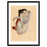 Crouching Nude in Shoes and Black Stockings, Back View. thumbnail