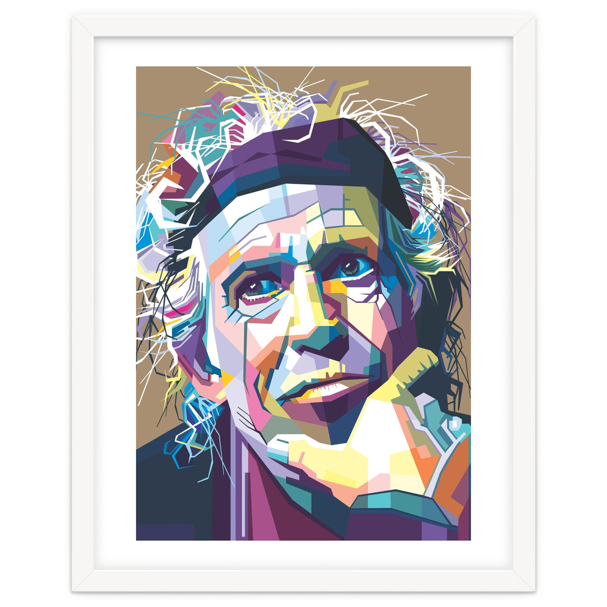 K Richards Pop Art WPAP