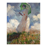 Claude Monet / 'The Woman with a Parasol', 1886, Oil on canvas, 131 × 88 cm. SUZANNE HOSCHEDE. (Print Only) thumbnail