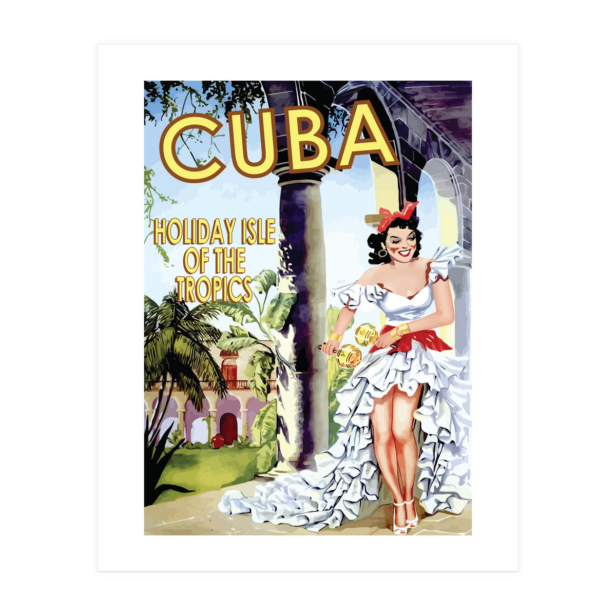 Cuba Holiday Island (Print Only)