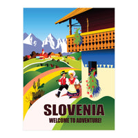 Village in Slovenia (Print Only)