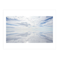 Infinite Horizon: Mirror Reflections on the Salt Flats (Print Only)