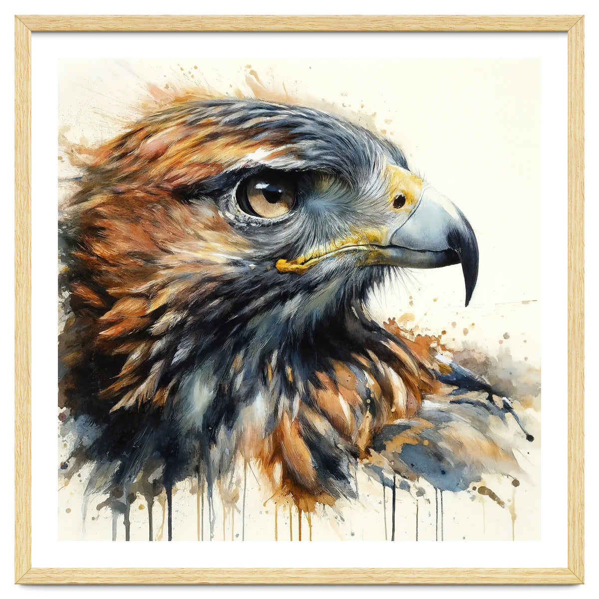 Eagle Gaze Across The Horizon