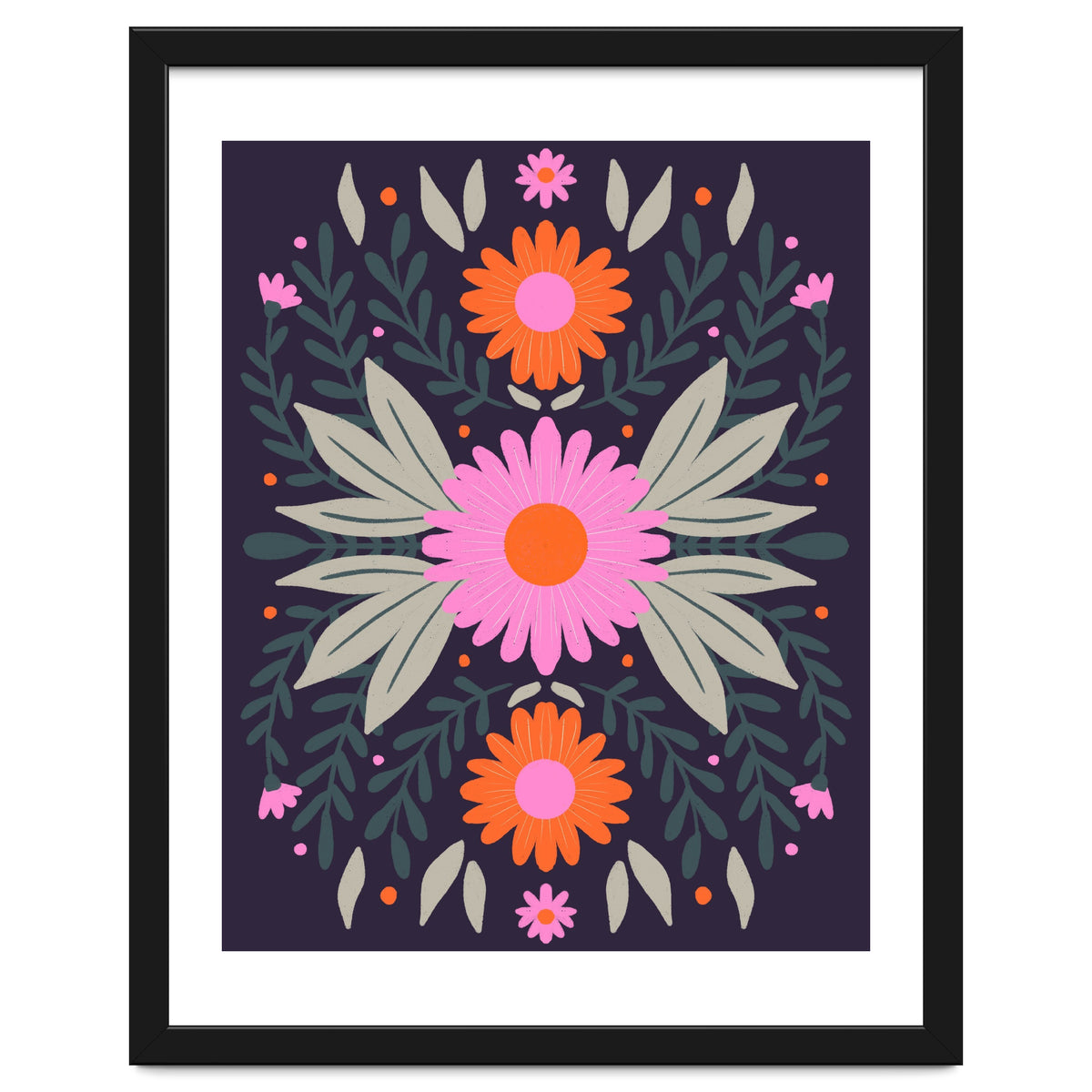 Pink And Orange Flowers