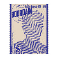 Anthony Bourdain Stamps Art (Print Only)