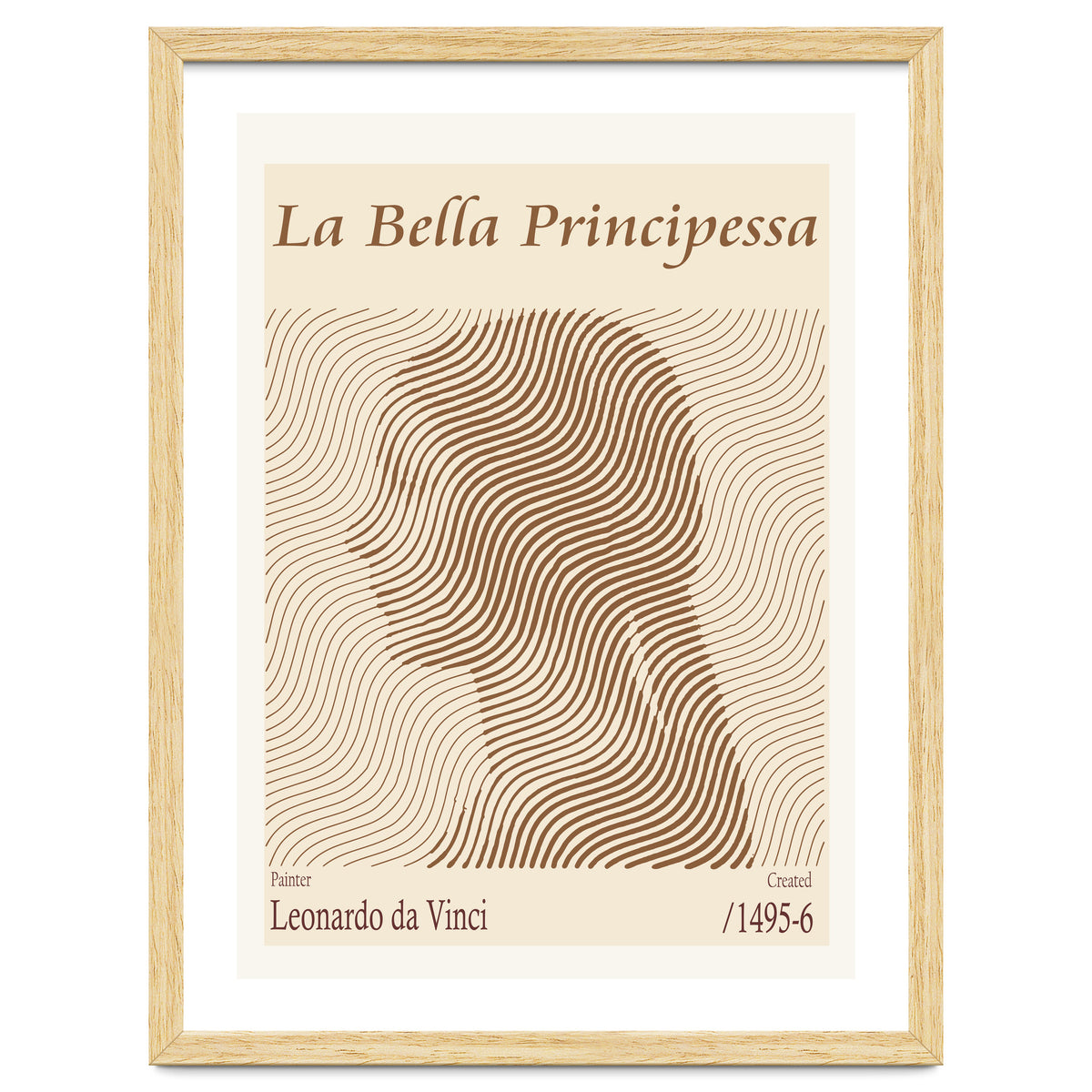 La Bella Principessa – Leonardo Da Vinci (1495 6)