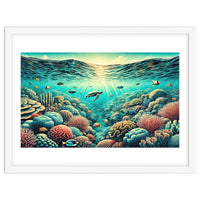 Vintage Australia, Great Barrier Reef Poster