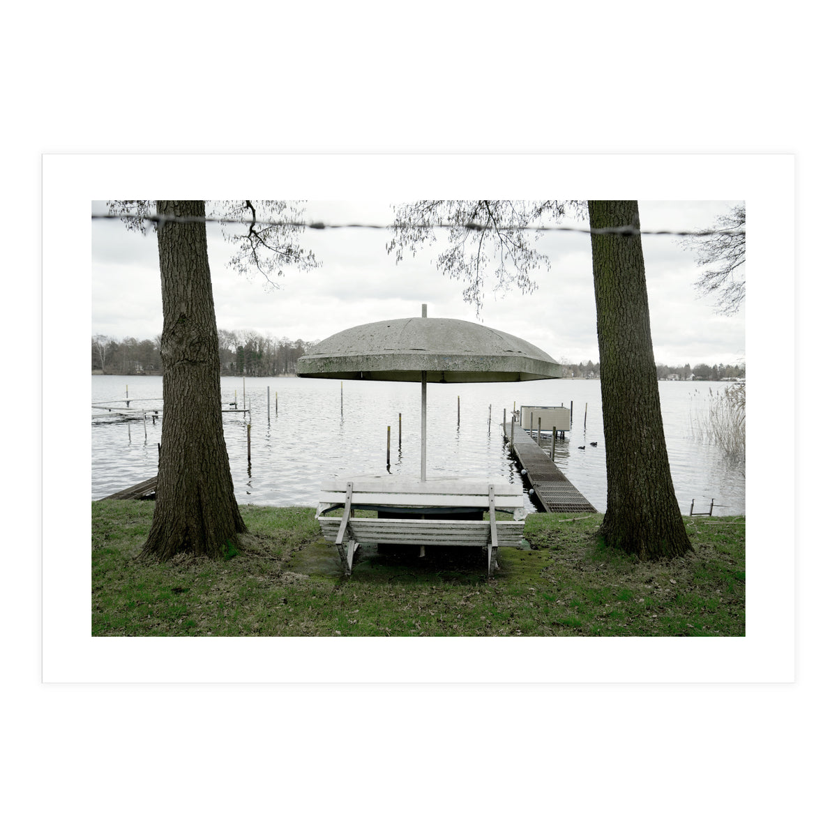 Lakeside rest place - out of season (Print Only)