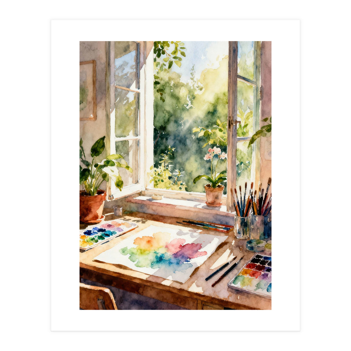 Matisse Inspired Place Paint (Print Only)